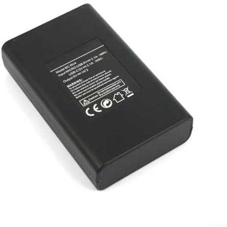 Yhenlovtt Rechargeable Battery Charger for Ring Video Doorbell 2 with Dual USB Ports, Fast Charging and Safety Protection, Black