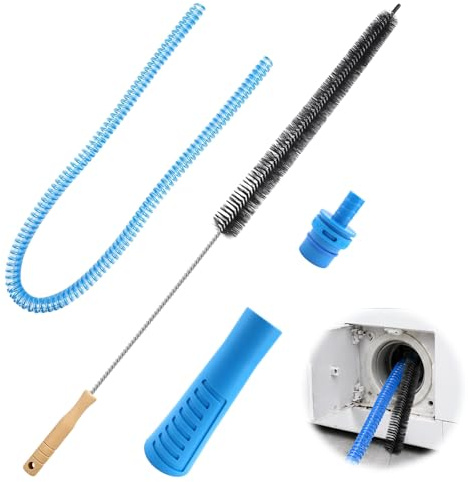 2 Stück Trockner Entlüftungsreiniger-Set Trockner Bürste Reinigung Trockner Reinigungsset für Waschmaschine und Trockner Lint Remover