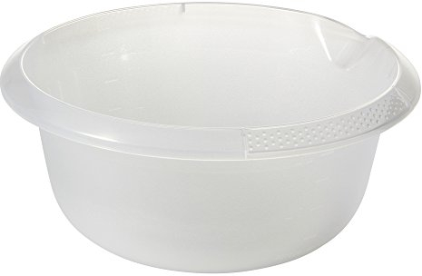 keeeper Universal-Schüssel mit Ausguss, Rund, 2,5 l, Ø 24 cm, Björk, Transparent