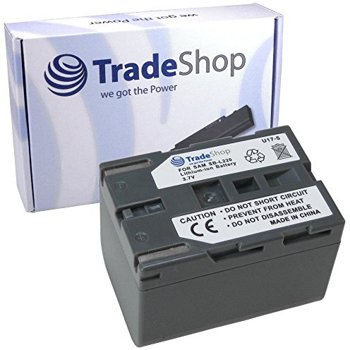 Hochleistungs Camcorder Akku ersetzt Samsung Medion SBL70A SBLS70 SBL100 SBL110 SBL110/XXA SBLS110 SBL220 SBL220/XXA SBL320 Medion MD9021 MD9021n MD9035 MD9035n MD9069 MD9069n MD9090