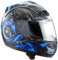 protectWEAR Motorradhelm blau H-510-11 Drachendesign