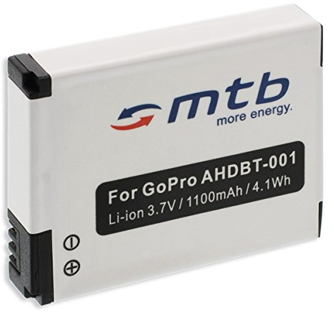 Batteria ABPAK-001, AHDBT-001, AHDBT-002 per Gopro Hero/HD Hero/HD Hero 2