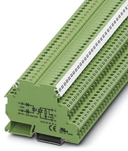 PHOENIX CONTACT DEK-OV-24DC/240AC/800 Leistungs-Solid-State-Relaisklemme, 6.2mm Klemmenbreite, 10 Stück