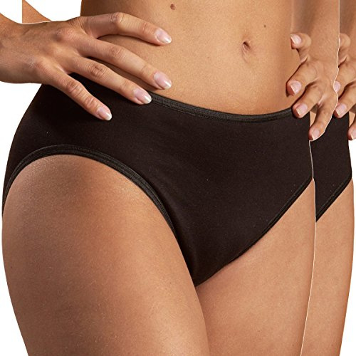 HERMKO 65031 2er Pack Damen atlethic Slip für Sport, Freizeit und Alltag