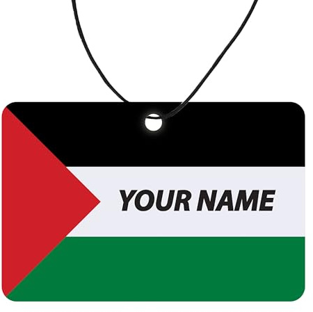 Désodorisant De Voiture Personnalisé Drapeau Palestine Flag