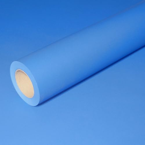 JUNOPAX Geschenkpapier 50m x 0,40m blau