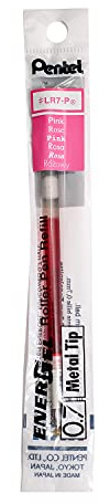 Pentel Energel Refill and Spare Parts Gel Refill 0.35 mm pink