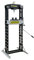 Rodcraft WP20S Hydraulische Werkstattpresse, 20 Tonnen, 186 mm Hub, inklusive Druckdornsatz und Schnellwechselaufnahme, Gewicht 105 kg, HxB (mm): 1772 x 740, schwarz-Silber