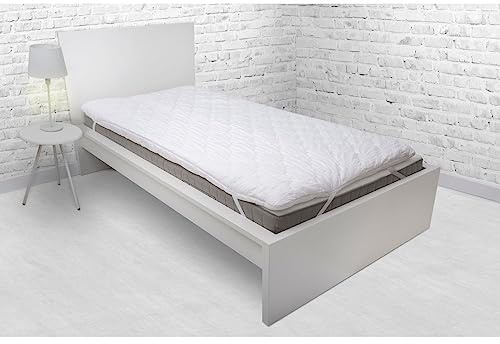 Abeil Matratzenauflage/Topper, Noppenschaumstoff, Weiß, weiß, 140 x 200