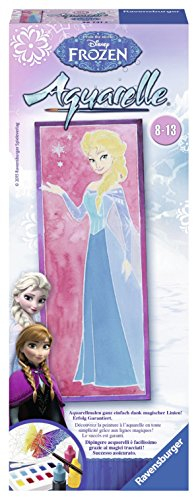 Ravensburger 28741 Malen nach Zahlen, Frozen, ELSA Aquarelle, 9 x 24 cm