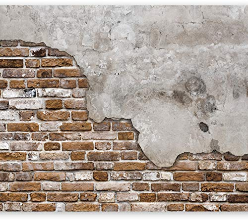 Fototapete murando 400x280 cm - Foto Tapete Schlafzimmer Wohnzimmer Moderne Vliestapete XXL Wandtapete Motivtapeten Bildtapete 3d Effekt Wand Dekoration - Ziegel Beton f-B-0083-a-d