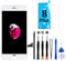 GOLDWANGWANG Display für iPhone 8 Plus LCD Touch Screen Digitizer Ersatz Bildschirm mit komplett kostenlosem Tool und Reparaturanleitung (iPhone 8 Plus Weiß, 5.5)