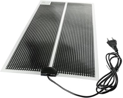TropicShop Rackheizung, Wasserdicht, Terrarium & Vivarium Heizung, PET Material, Energiesparende Technologie (35w mit 65x28cm)