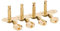 Dilwe Mandolin Machine Heads Tuning Pegs, Chrome Metal Tuners Button