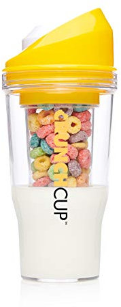 The CrunchCup - Une tasse à céréales portable - Sans cuillère. Pas de bol. C'est la céréale sur la route.