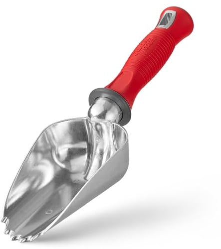 Garden Weasel Potting Scoop - Oversized | Dig and Transport | Planting and Gardening Hand Digging Tools, Heavy Duty Soil Scoop, Mini Gardening Shovel | 91362 | Gift for Mom, Idea