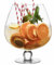SOLAVIA Cocktail Bowl Vase Oversize Clear Glass Large Brandy Shape Glass H29cm D15cm Stylish Decorative Glass Housewarming Gift Idea