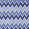 Kt KILOtela - Meterware Leinenstoff Bedruckt, Dekoration, Kissen, Polsterung, Breite 280 cm, Länge zur Auswahl von 50 in 50 cm, Andratx Mallorquinische Sprachen, Ikat, Blau