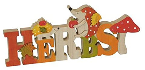 Decpero Schriftzug Herbst I Länge 30 cm I Holzaufsteller I 30 x 2,2 x 12 cm