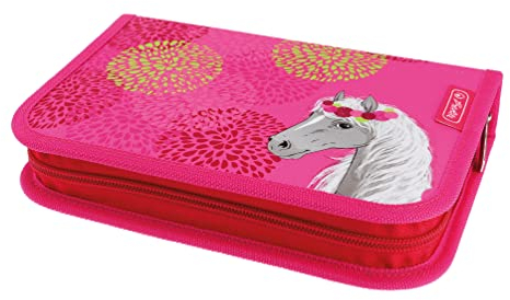 herlitz 50039579 31-teiliges Schüleretui, Bloomy Horse, 1 Stück