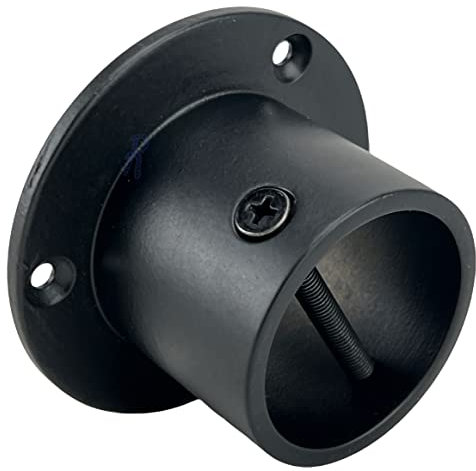 Powder Coated Black Decking Rope Cup Ends To Fit 24,28,32,36,40,50 mm Ropes - RopeServices UK (28mm)