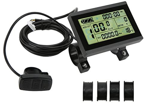 Bicycle Display Meter 72V ABS Electric Bicycle Display Night Driving Assistance for KT Controller