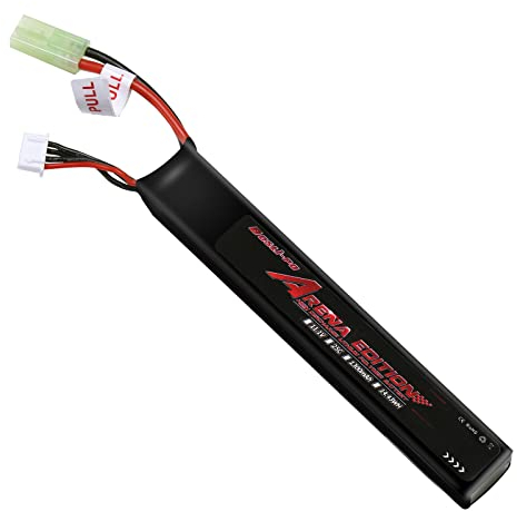 Airsoft Akku Lipo Akku Stick 3S 11.1V 1300mAh 25C für Gewehr Luftgewehr mit Mini Tamiya Stecker Connettore