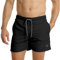 RIPT Men's Performance Essentials Quick Dry UV 50 Sun Protection Swim Shorts Trunks, Black, XXL