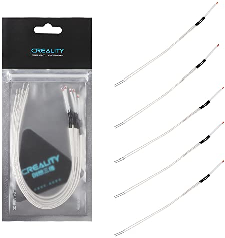Creality Official NTC100K Hotbed Thermistor Heated Bed Temperature Sensor 5pcs for Ender-3 S1 Ender-7 CR-6 SE CR-6 Max CR-10 Smart CR-10 Smart Pro 3D Printer