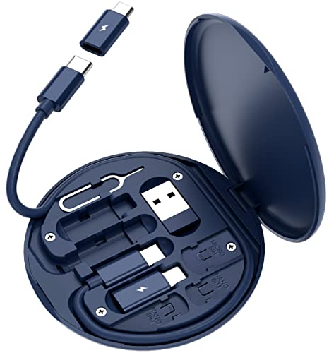 Kit de câble adaptateur de charge multi-USB, USB C vers iOS, ensemble de conversion A et type C vers appareil micro mâle/type C/iOS, transfert de données, stockage de cartes, broche d'éjection