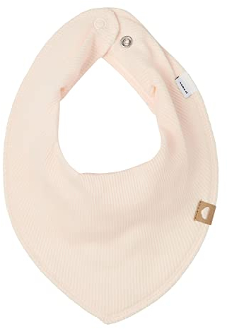 NAME IT Halstuch Baby Dreieckstuch UNI in Rippoptik Organic Cotton (Créme de Pêche)
