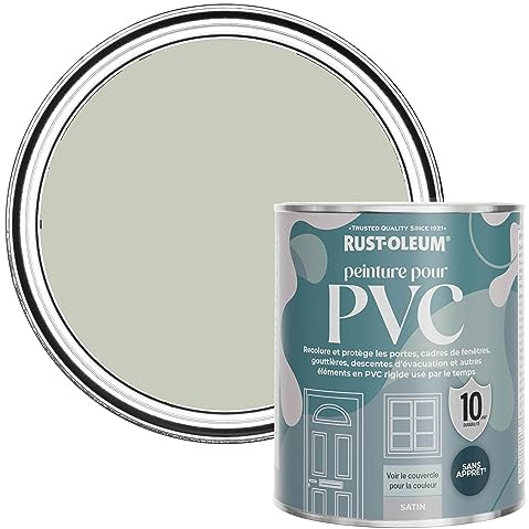 Rust-Oleum Green uPVC Door and Window Paint In Satin Finish - Aloe 750ml