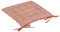 Atmosphera - Galette de Chaise Otto - Coton - Rose Terracotta - 38x38 cm