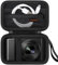 Canboc Custodia Panasonic LUMIX LX10/ ZS80/ ZS100/ ZS70/ ZS200/ ZS60 4K fotocamera digitale, punta e spara borsa fotocamera, tasca a rete lampo adatta cavo USB, batterie, Nero