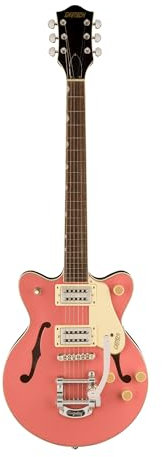 Gretsch G2655T Streamliner Center Block Jr Double-Cut with Bigsby Coral - Halbakustik Gitarre