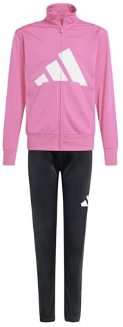 adidas Bambina ESSENTIALS CLIMACOOL TRACKSUIT, pink fusion/white, 14-15 Years