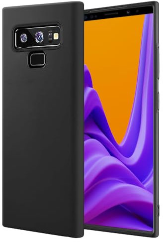 Posdou Hülle für Samsung Galaxy Note 9 Handyhülle, Ultradünne Weich TPU Silikon Telefonhülle Kompatible mit Samsung Note 9, Stoßfest Anti-Scratch Gummi Case Cover Galaxy Note 9 Schutzhülle, Schwarz