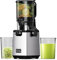 Fretta Exprimidor de Prensado en Frío,Gran Apertura de 5.3 Pulgadas,para Verduras y Frutas Enteras,1.6L Fácil de Limpiar,sin BPA,250W Máquina Extractora Automática,Acero Inoxidable (Steel Silver)
