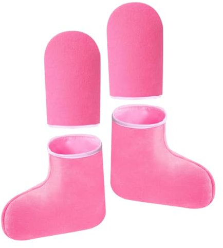 OATIPHO 1 Establecimiento De Guantes Calentados Para Parafina Para Para Parafina Para Parafina Guantes De Baño De Parafina Para Parafina Booties De Pie De Pie Para Parafina Accesorios De