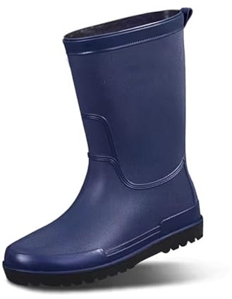 Scarpe Antipioggia in Gomma Antiscivolo Impermeabili Resistenti E Leggere da Uomo, Stivali Caccia Antipioggia in PVC Resistenti per Lavori All'aperto E da Giardino, per Giardinaggio(Blue,44 EU)