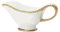 LLXTJJY Home - Salsera de porcelana blanca de cerámica con asa, recipiente decorativo para botes de salsa, apto para microondas y lavavajillas