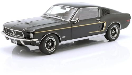 KK-Scale KKDC181393 Mustang GT Fastback Black 1968 - maßstab 1/18 - Modellauto