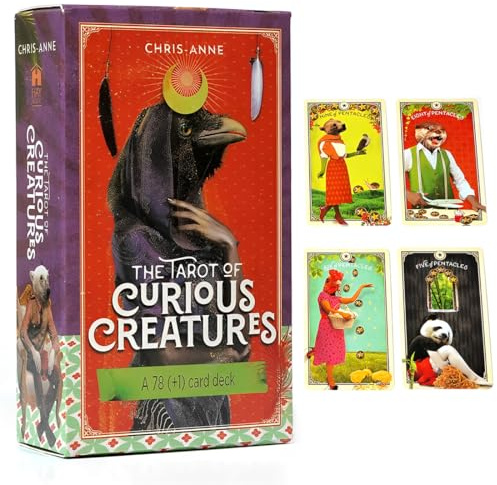 LACHT Jeu de tarot,Tarot Tarot Divinatoire Cartes De Tarot Pour Débutants Jeu De Tarot 78 Cartes A Jouer Divinatoires,Tarot divinatoire, Cartes de Tarot avec Livre pour débutants