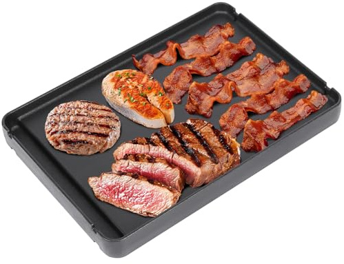 Denmay 31,5 x 21,5cm Gusseisen Grillplatte für Enders Urban II, Urban Pro II, Explorer II, Explorer Pro II Gasgrill, Antihaftbeschichtung Grillplatte Grill Zubehör,1 Stück