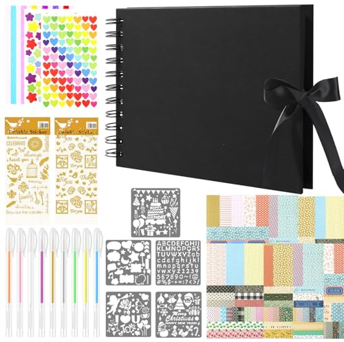 Álbum de Fotos para Pegar y Escribir, Kit DIY Scrapbook 21.5 x 15 cm