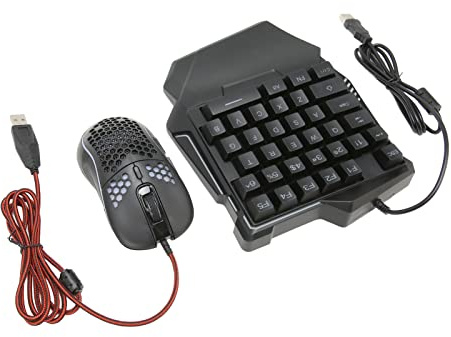FAUOSWUK Mobile Game Combo Pack Gaming-Tastatur-Maus-Konverter mit Geringer Latenz für mit Anpassbaren Tasteneinstellungen