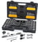 GearWrench 3887 Juego de Llaves de Machos y Terrajas de Trinquete SAE y Métrico, 77 Piezas