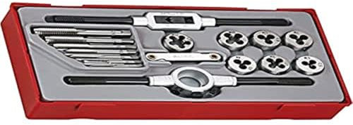 Teng TTTD17 Rethreading Tap and Die Set (17 Pieces)