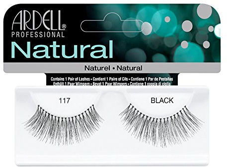 Ardell Fashion Lashes, 117 Black, 1 Pair (Pack of 3)