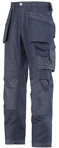 Snickers Arbeitshose mit Holstertaschen Canvas+, 1 Stück, Größe 112, marineblau, 32149595112